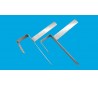 Rammeholder / tavleholder , rustfri med plads til 5 rammer