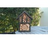 Insekthotel med indhold