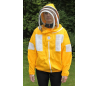AngryBeeWear jakke m. aftagelig hætte/slør - gul
