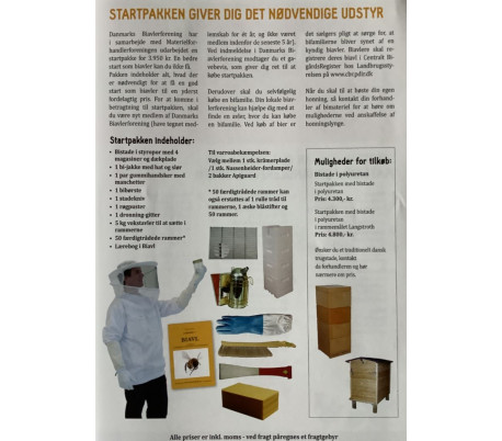 DBF startpakken til ny biavler